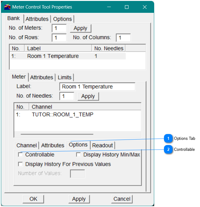 Adding Control Tools to the Application